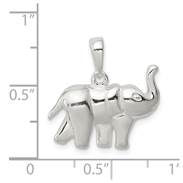 Million Charms 925 Sterling Silver Elephant Pendant