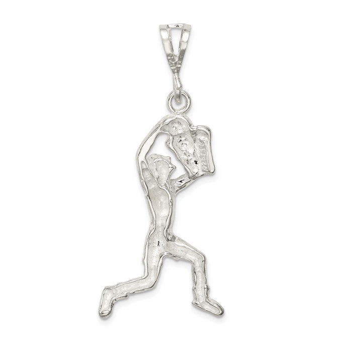 Million Charms 925 Sterling Silver Sports Basketball Player Charm