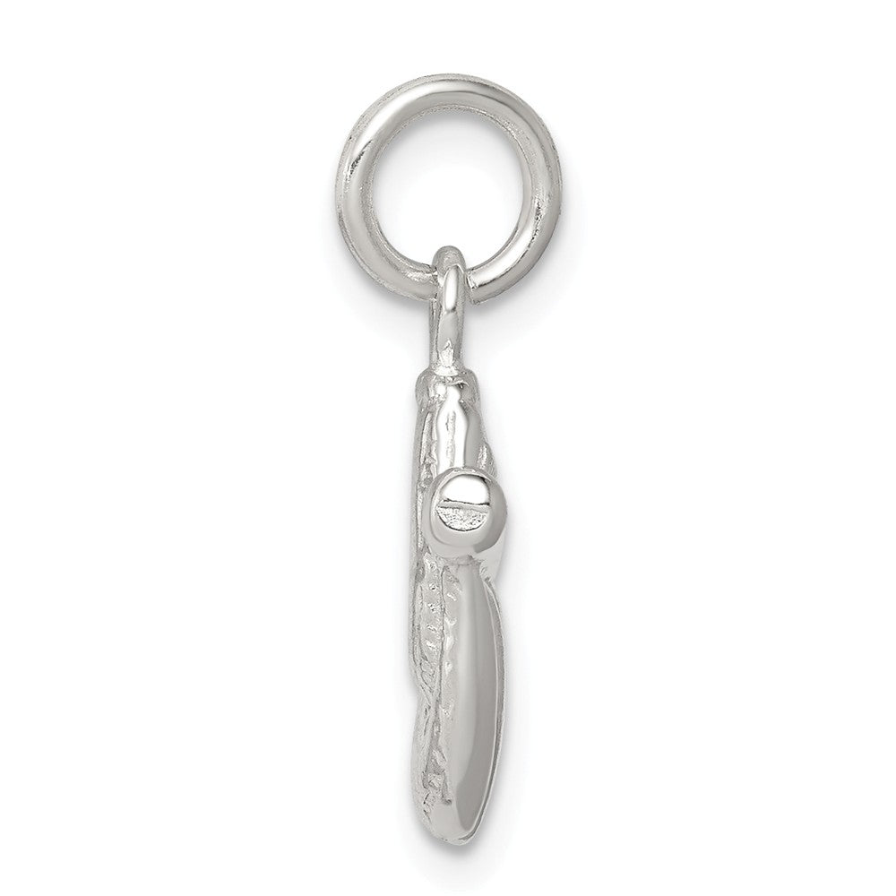 Million Charms 925 Sterling Silver Sports Baseball Glove & Bat Charm