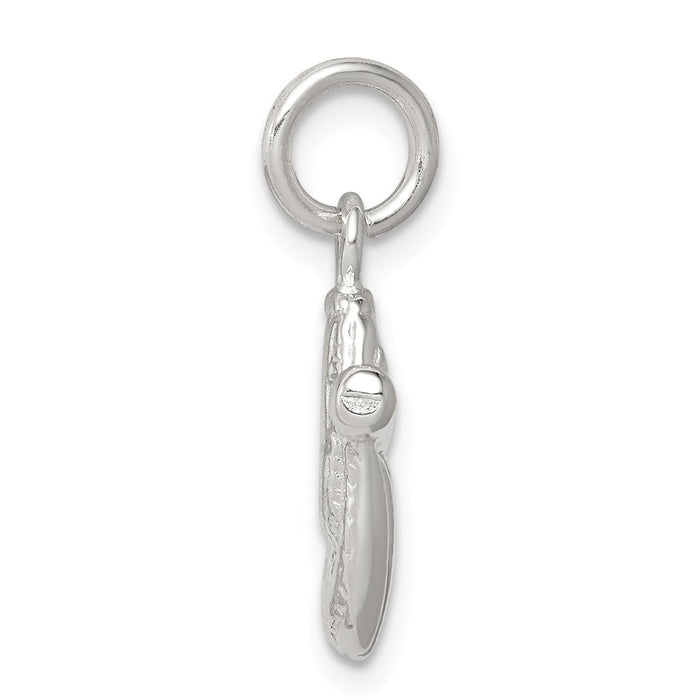 Million Charms 925 Sterling Silver Sports Baseball Glove & Bat Charm