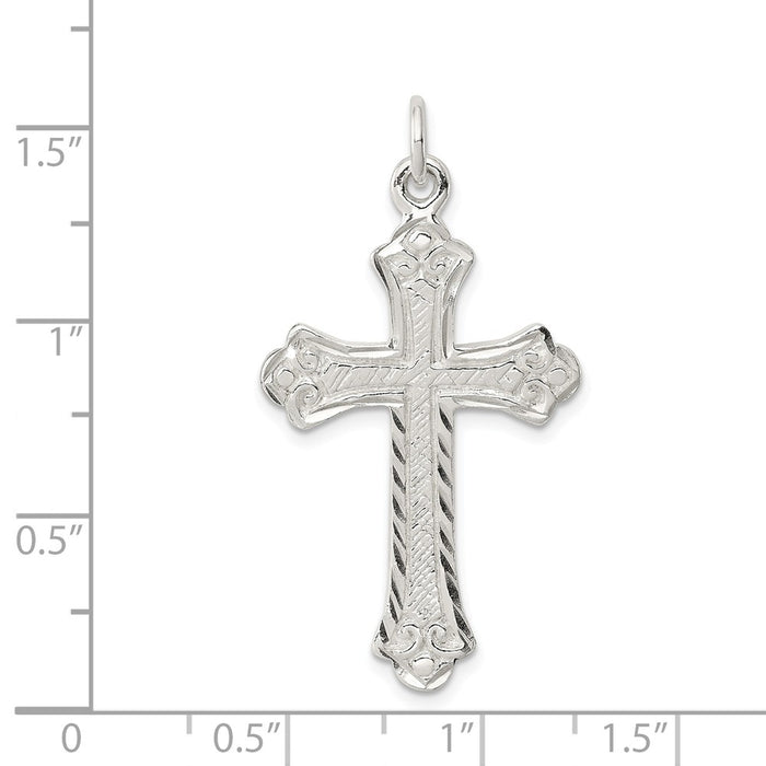 Million Charms 925 Sterling Silver Relgious Cross Pendant