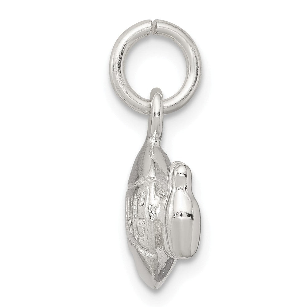 Million Charms 925 Sterling Silver Bowling Ball Charm