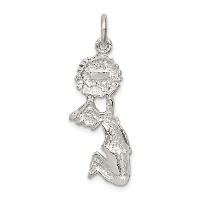 Million Charms 925 Sterling Silver Cheerleader Charm