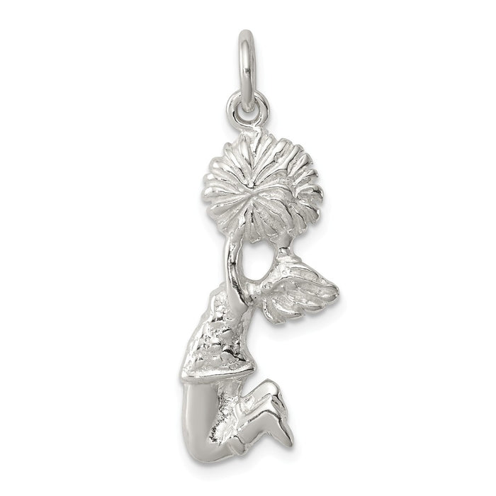 Million Charms 925 Sterling Silver Cheerleader Charm