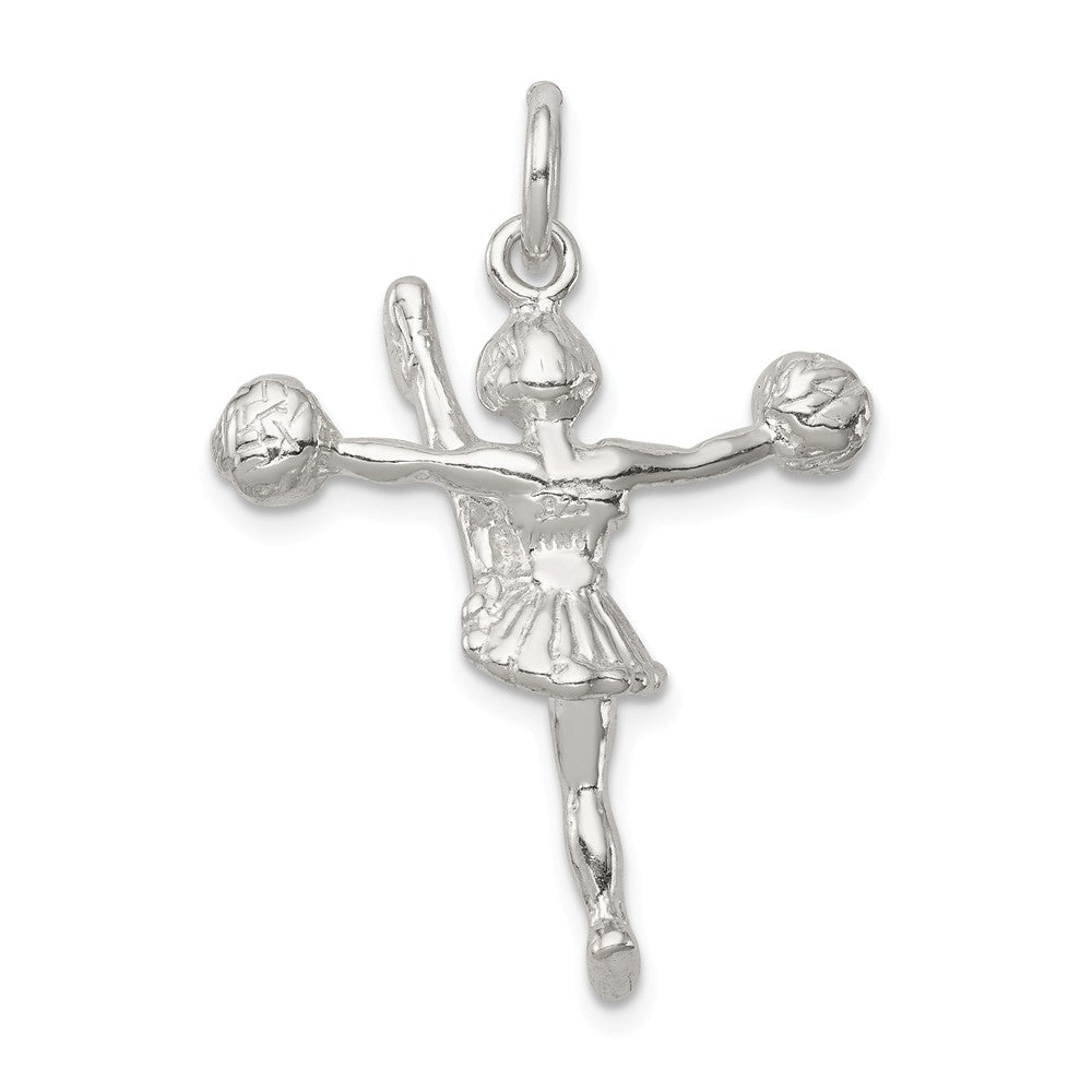 Million Charms 925 Sterling Silver Cheerleader Charm
