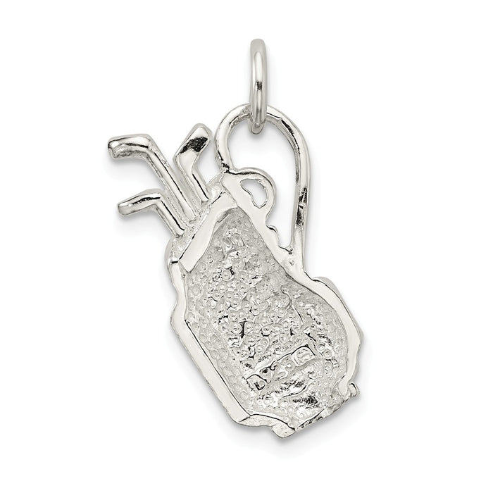 Million Charms 925 Sterling Silver Sports Golf Bag Charm