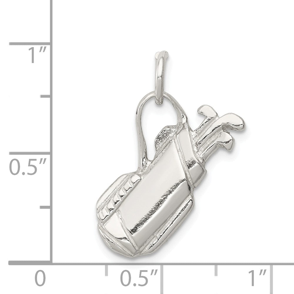 Million Charms 925 Sterling Silver Sports Golf Bag Charm