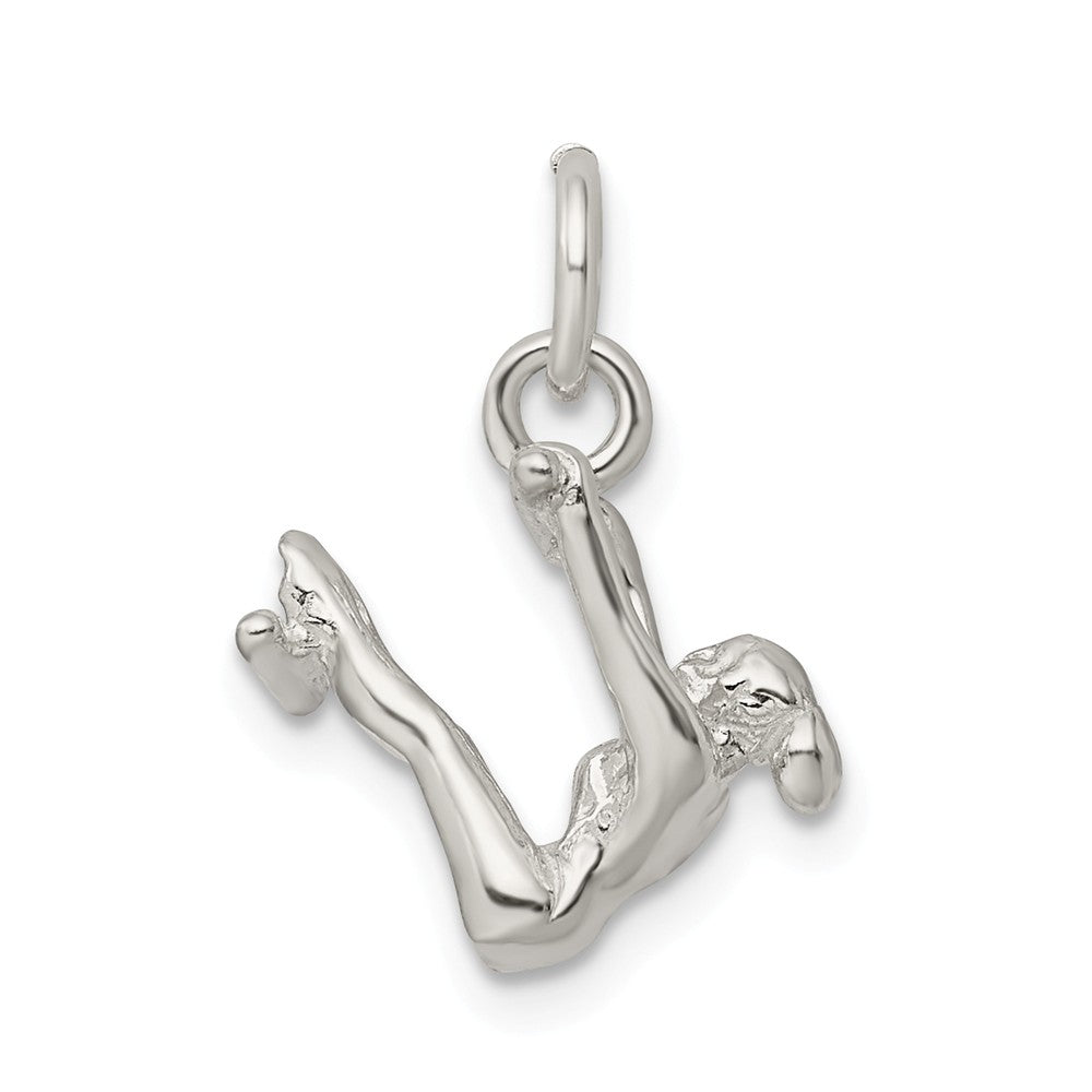 Million Charms 925 Sterling Silver Gymnast Charm