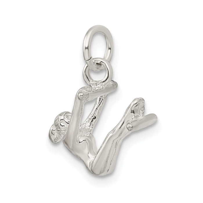Million Charms 925 Sterling Silver Gymnast Charm