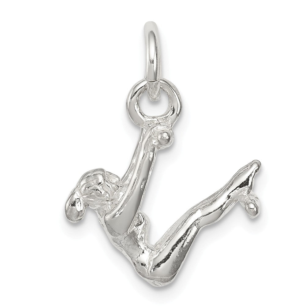 Million Charms 925 Sterling Silver Gymnast Charm