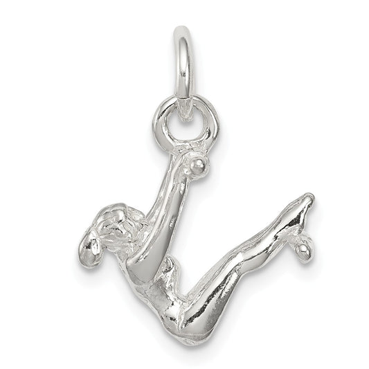 Million Charms 925 Sterling Silver Gymnast Charm