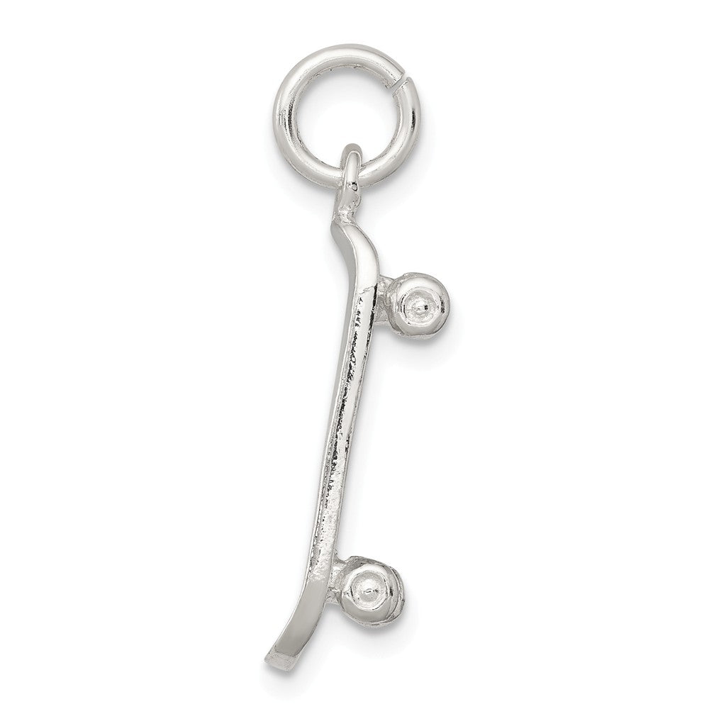 Million Charms 925 Sterling Silver Skateboard Charm