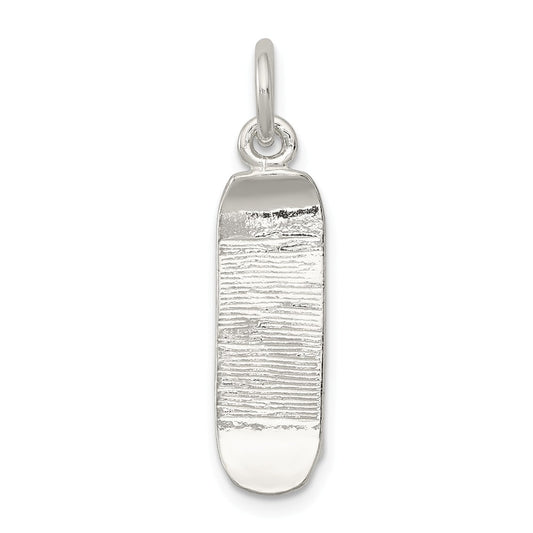 Million Charms 925 Sterling Silver Skateboard Charm