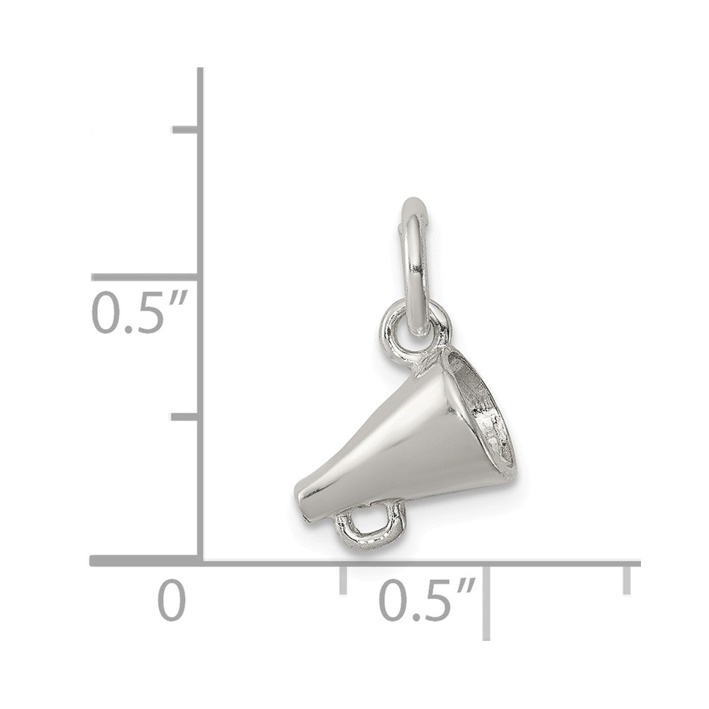 Million Charms 925 Sterling Silver Megaphone Charm