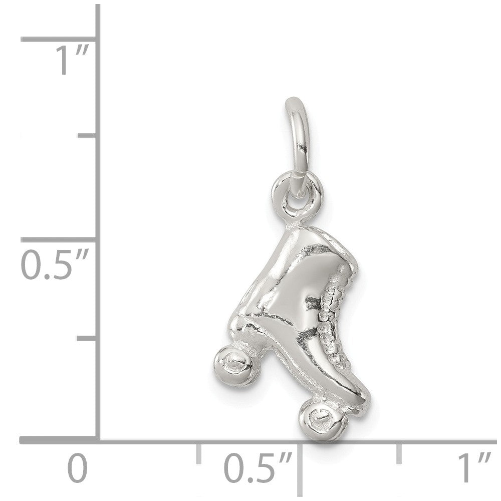 Million Charms 925 Sterling Silver Roller Skate Charm