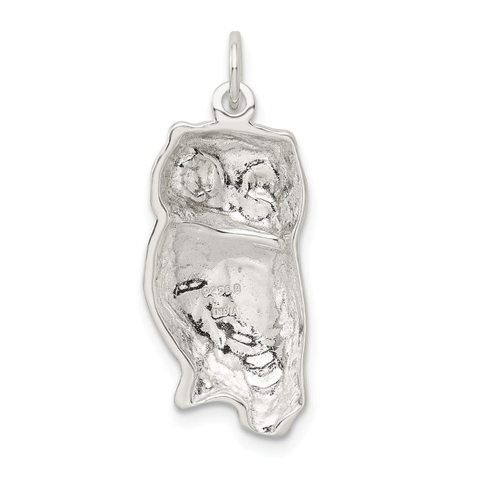 Million Charms 925 Sterling Silver Owl Charm