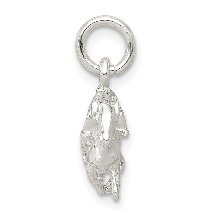 Million Charms 925 Sterling Silver Horse With Rider Charm