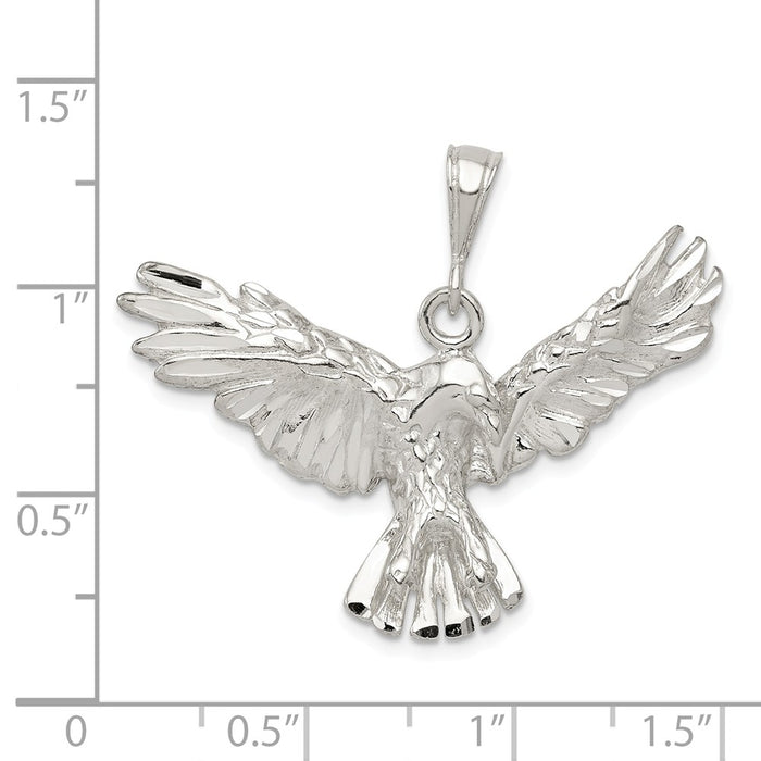Million Charms 925 Sterling Silver Eagle Pendant