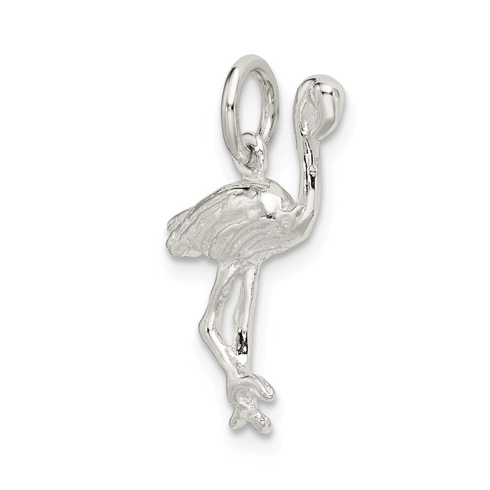 Million Charms 925 Sterling Silver Flamingo Charm