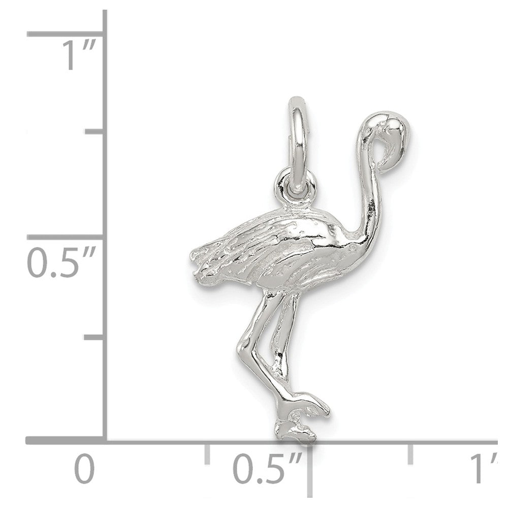 Million Charms 925 Sterling Silver Flamingo Charm