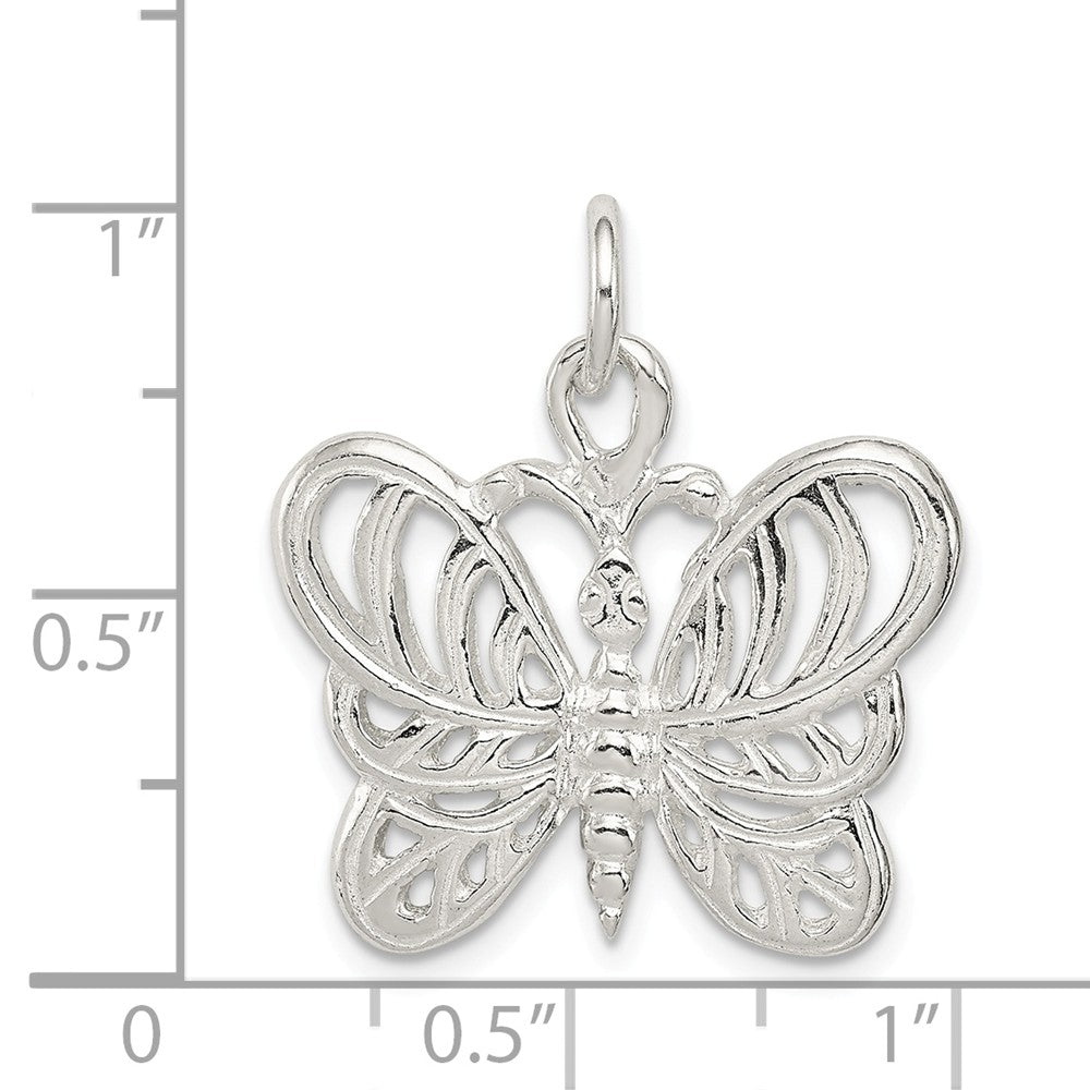 Million Charms 925 Sterling Silver Butterfly Charm