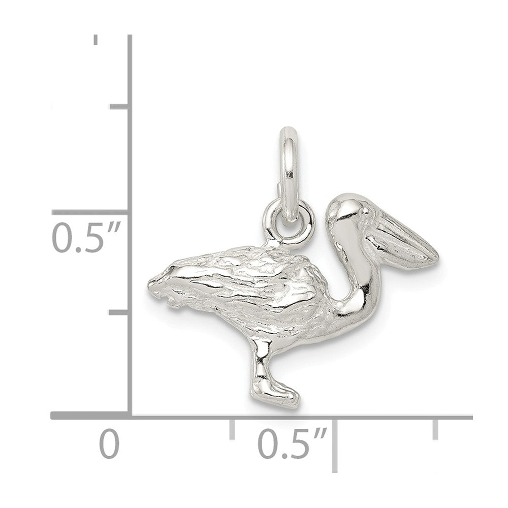 Million Charms 925 Sterling Silver Pelican Charm