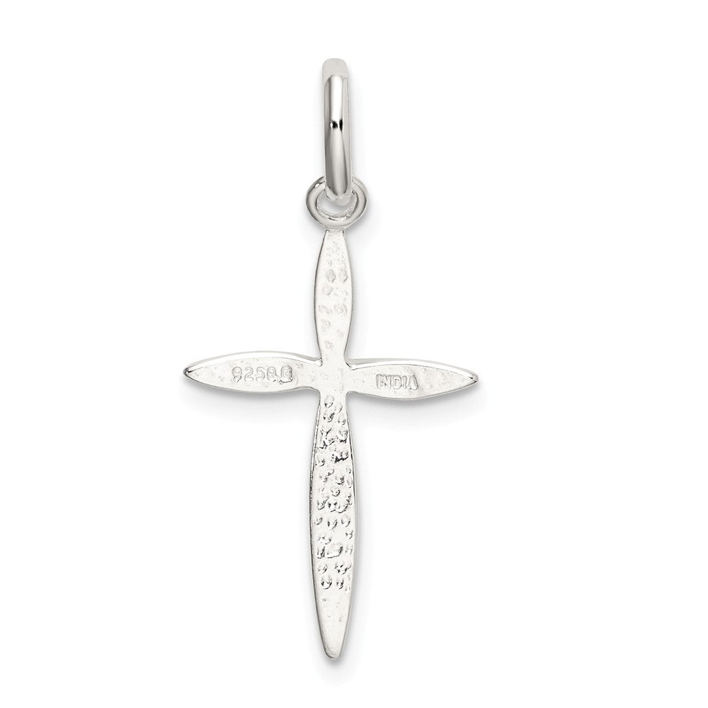 Million Charms 925 Sterling Silver Polished Passion Relgious Cross Charm