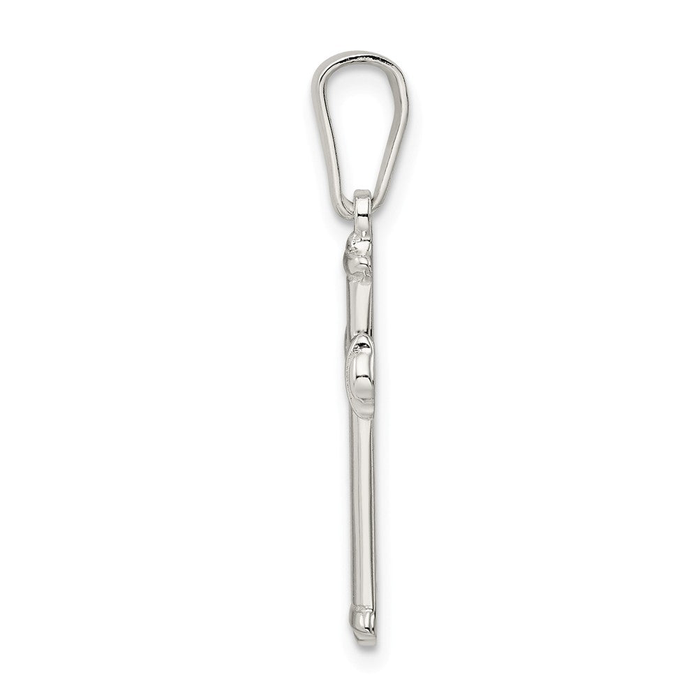 Million Charms 925 Sterling Silver Polished Relgious Cross Pendant