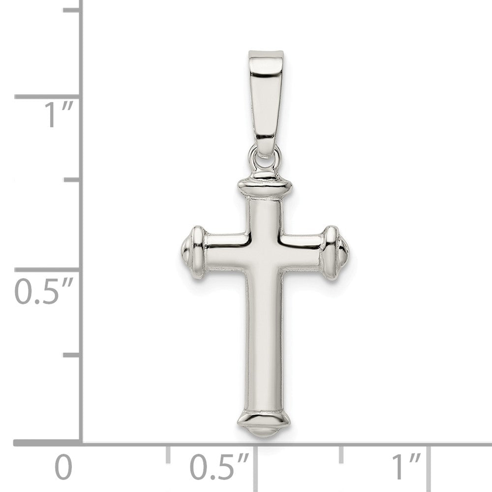 Million Charms 925 Sterling Silver Polished Relgious Cross Pendant