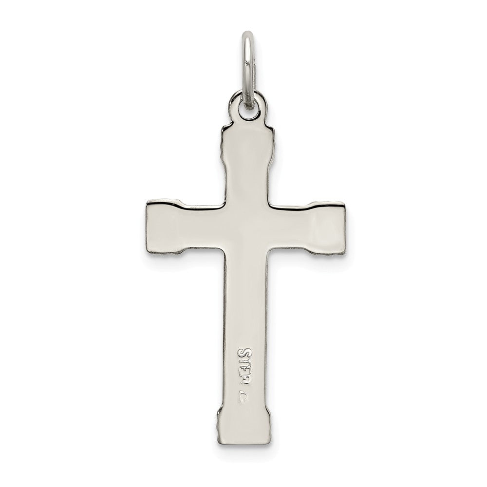 Million Charms 925 Sterling Silver & Gold-Plated Polished Relgious Cross Pendant