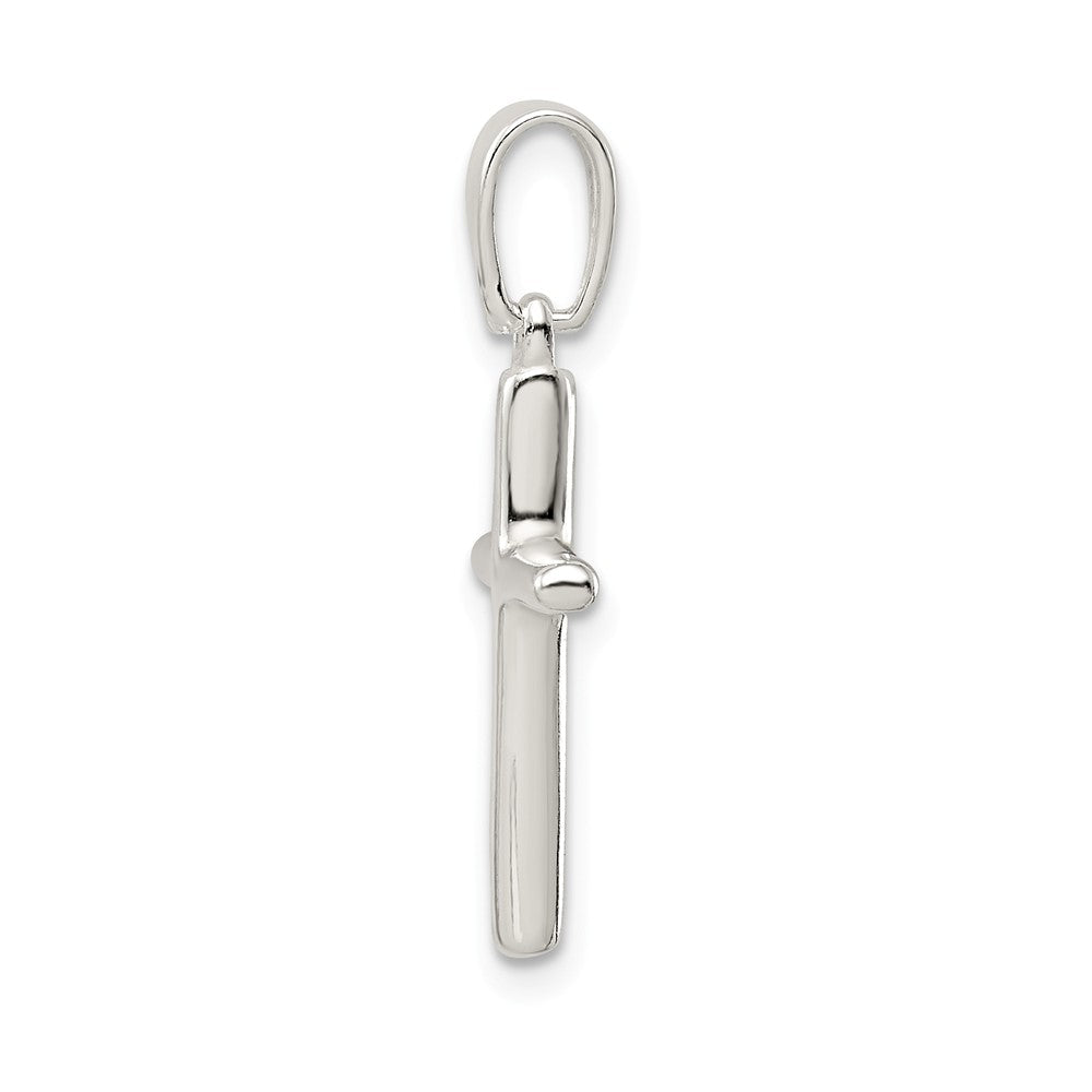 Million Charms 925 Sterling Silver Polished Relgious Cross Pendant