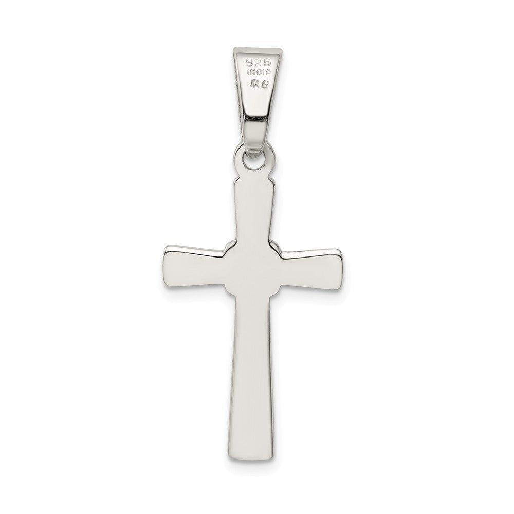 Million Charms 925 Sterling Silver Polished Relgious Cross Pendant