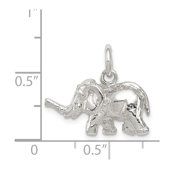 Million Charms 925 Sterling Silver Elephant Charm