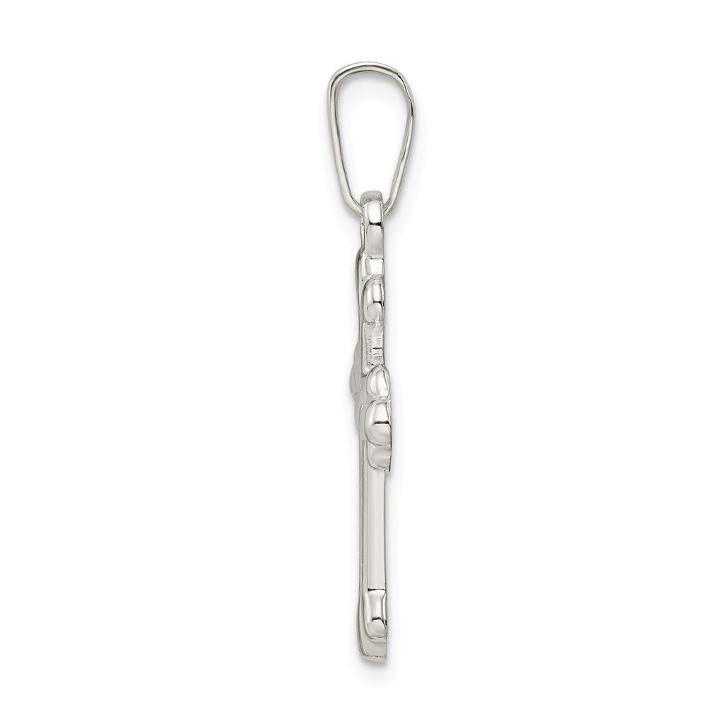 Million Charms 925 Sterling Silver Polished Relgious Cross Pendant