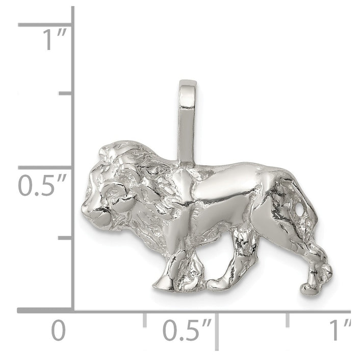 Million Charms 925 Sterling Silver Lion Charm
