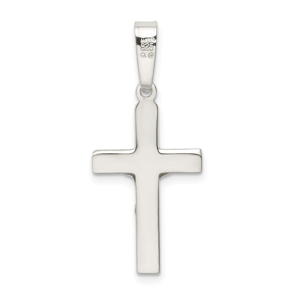 Million Charms 925 Sterling Silver Polished Relgious Crucifix Pendant