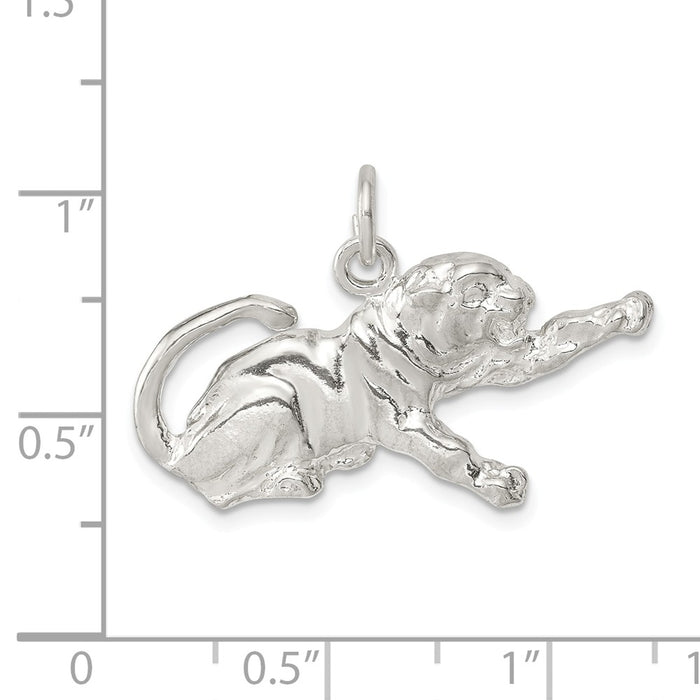 Million Charms 925 Sterling Silver Tiger Charm