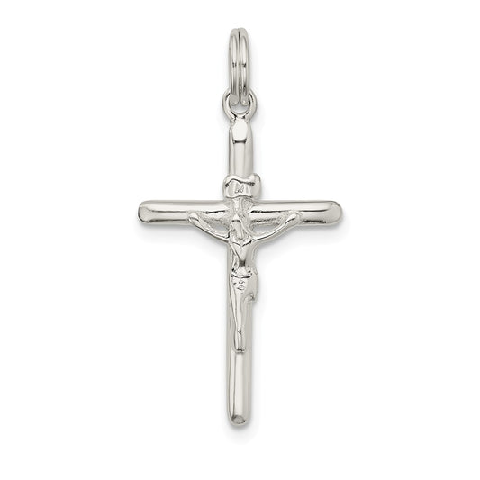 Million Charms 925 Sterling Silver Polished Inri Relgious Crucifix Charm