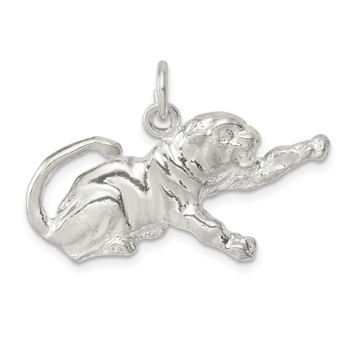 Million Charms 925 Sterling Silver Tiger Charm