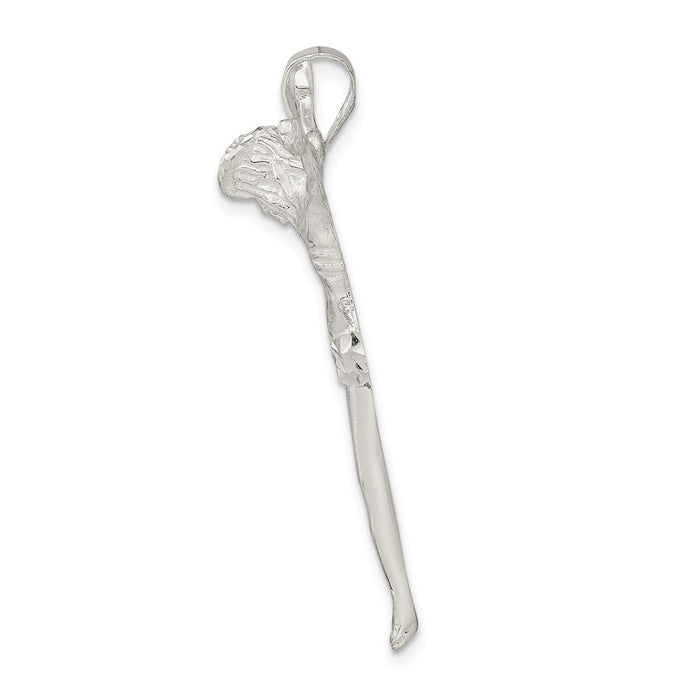 Million Charms 925 Sterling Silver Polished Corpus Pendant