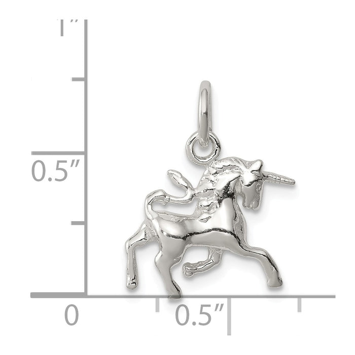 Million Charms 925 Sterling Silver Unicorn Charm