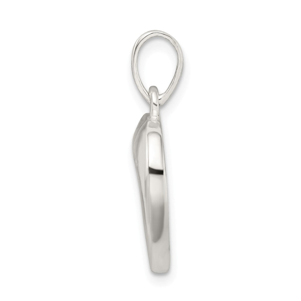 Million Charms 925 Sterling Silver Polished Love Heart Pendant