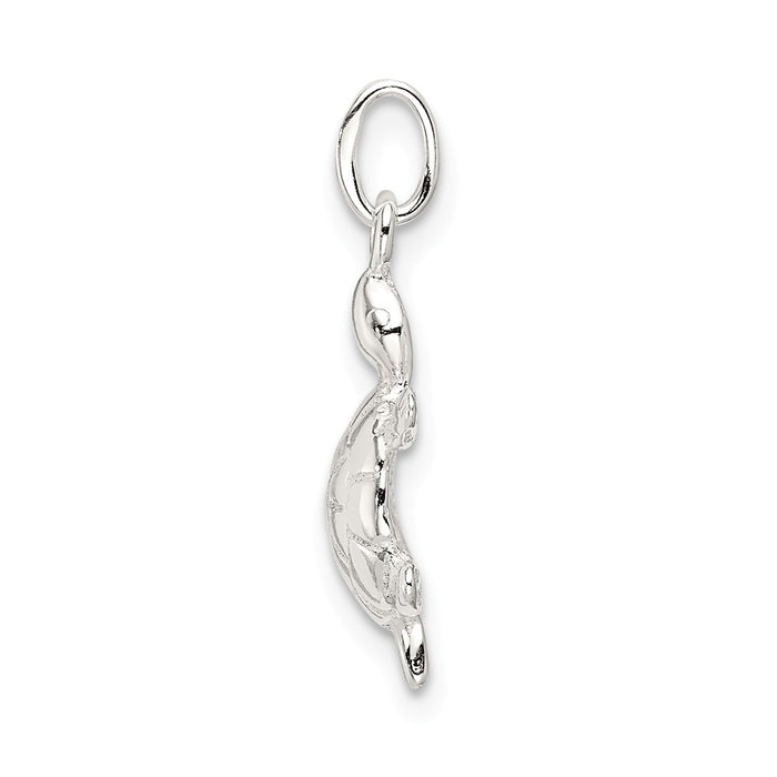 Million Charms 925 Sterling Silver Polished Turtle Charm