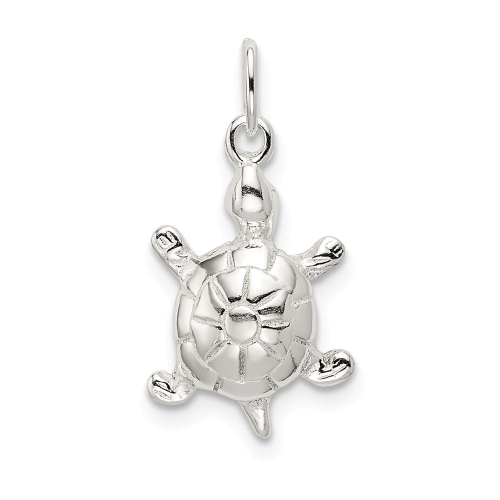 Million Charms 925 Sterling Silver Polished Turtle Charm