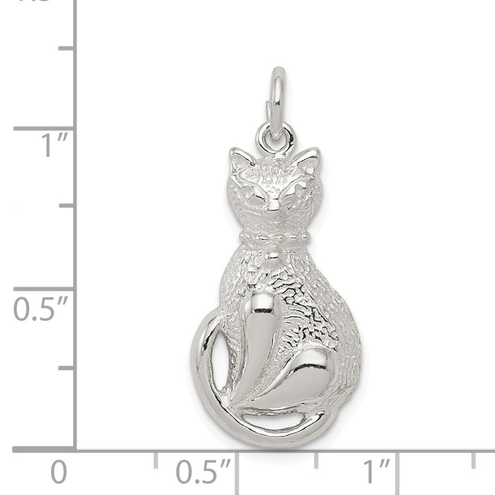 Million Charms 925 Sterling Silver Cat Charm