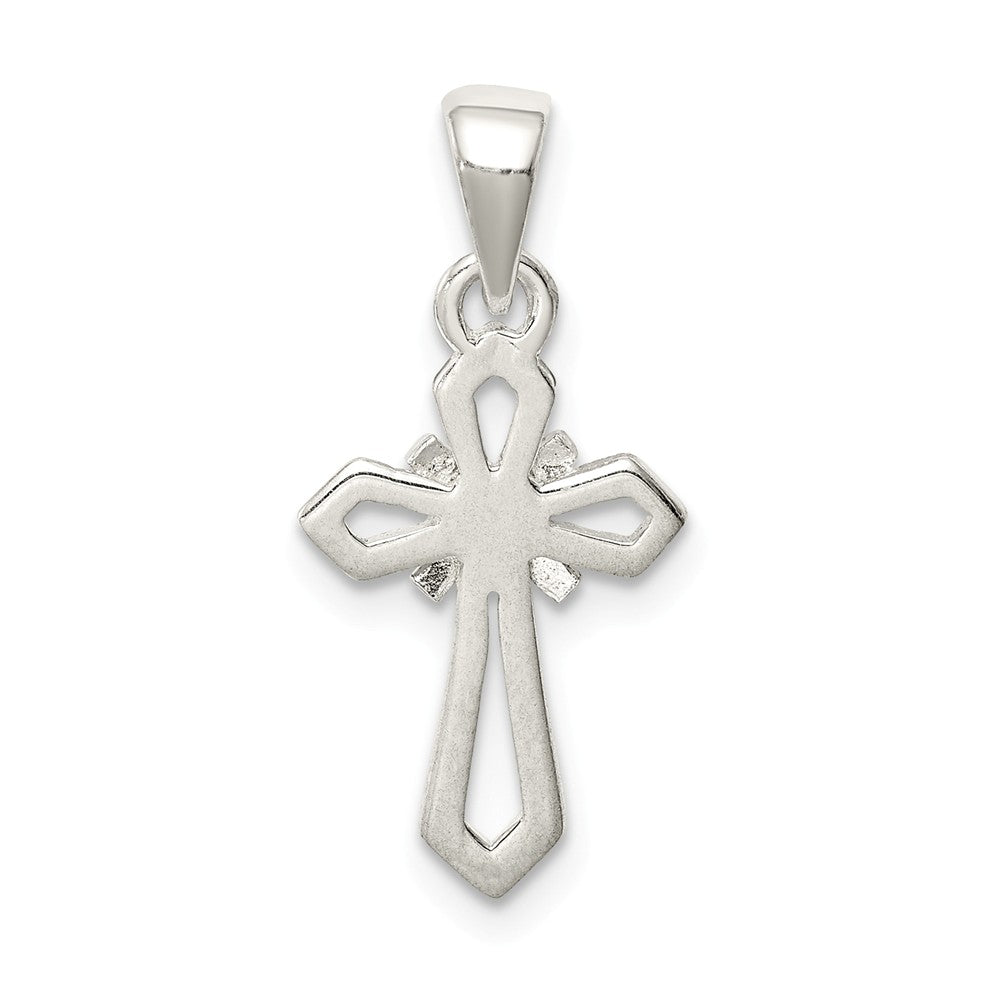 Million Charms 925 Sterling Silver Polished Relgious Cross Pendant