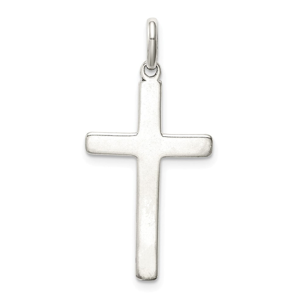 Million Charms 925 Sterling Silver Antiqued Love Relgious Cross Pendant