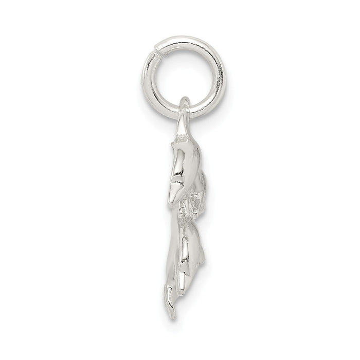 Million Charms 925 Sterling Silver Dolphins Charm