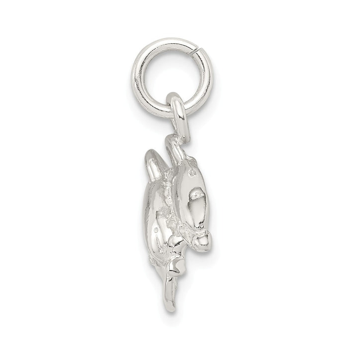 Million Charms 925 Sterling Silver Dolphins Charm