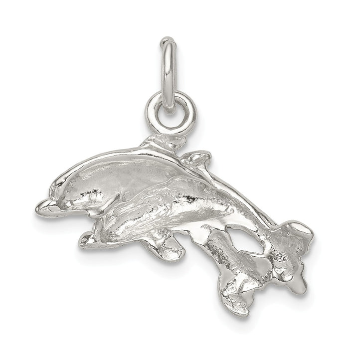 Million Charms 925 Sterling Silver Dolphins Charm